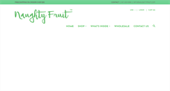 Desktop Screenshot of naughtyfruit.com